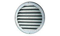 Grille ventilation rectangulaire PVC anti-pluie 175x146mm