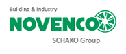 NOVENCO Building & Industrie Logo - Mitglied der SCHAKO Group